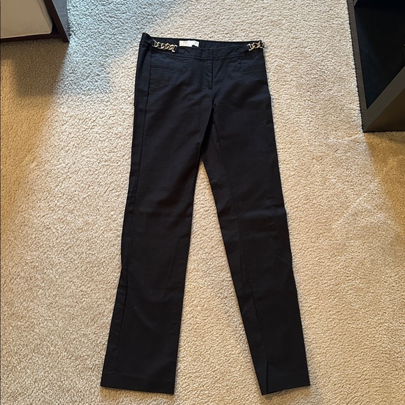 MICHAEL Michael Kors Black Pants with Gold Accents - Picture 1 of 1
